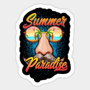 summer paradise Sticker